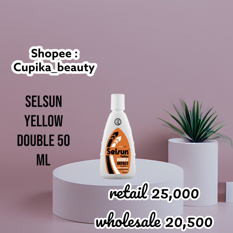 [uk] [50ml] selsun yellow double impact 50 ml || shampo selsun 50 ml yellow double impact
