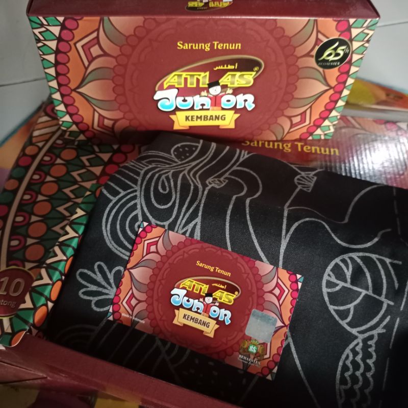 Sarung Atlas Junior Motif Kembang