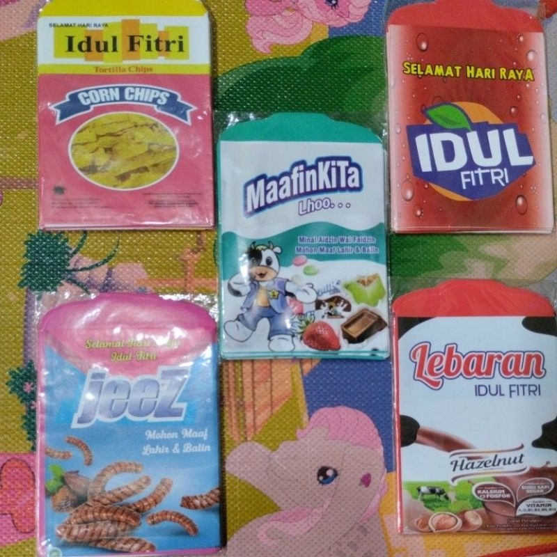 

amplop snack lebaran unik