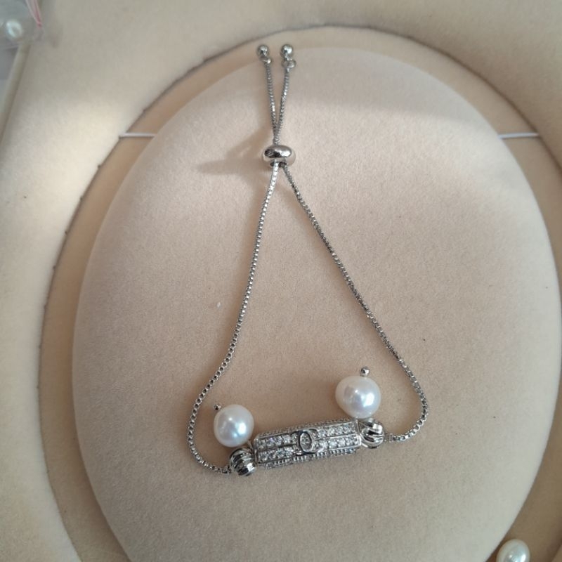 Gelang Serut Mutiara Asli