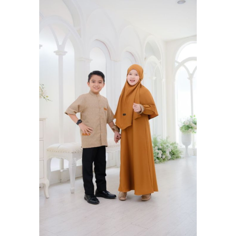 SARIMBIT MUMTAZ 2 BY MUMTAZ HIJAB | GAMIS ANAK | RHAUDHAH FAMILY | KEMKO FLANEL | ALNERASHOP | GHAMA