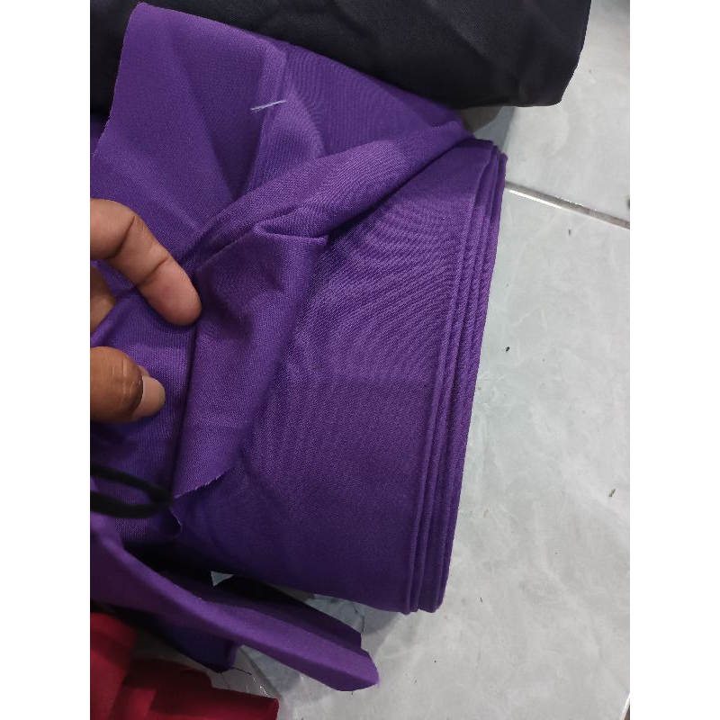 Kain Oxford Warna Ungu Terong