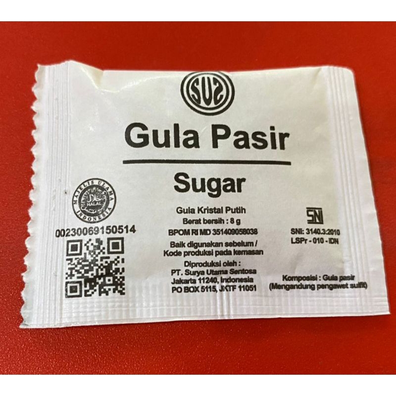 

Gula Putih achet / Sugar Sachet 8 gr