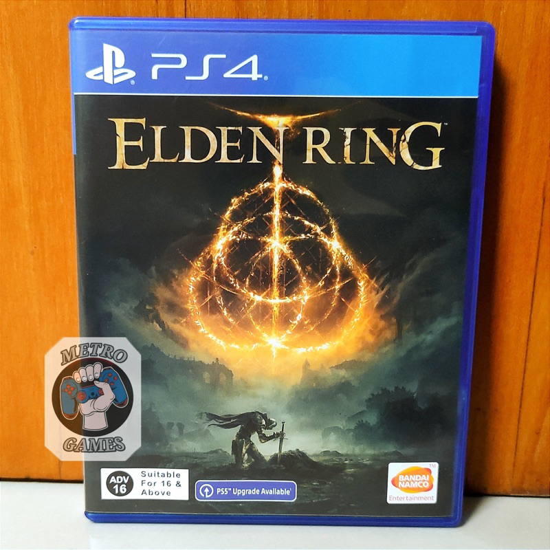 Elden Ring PS4 PS5 Kaset Elden Ring Playstation PS 4 5 CD BD Game Games Sony Eldenring dark souls soul darksoul darksouls ps5 bluray disc sekiro eldenrings rings samurai demons soul souls demon demon’s bekas 2nd second seken Region 3 Asia reg original ori