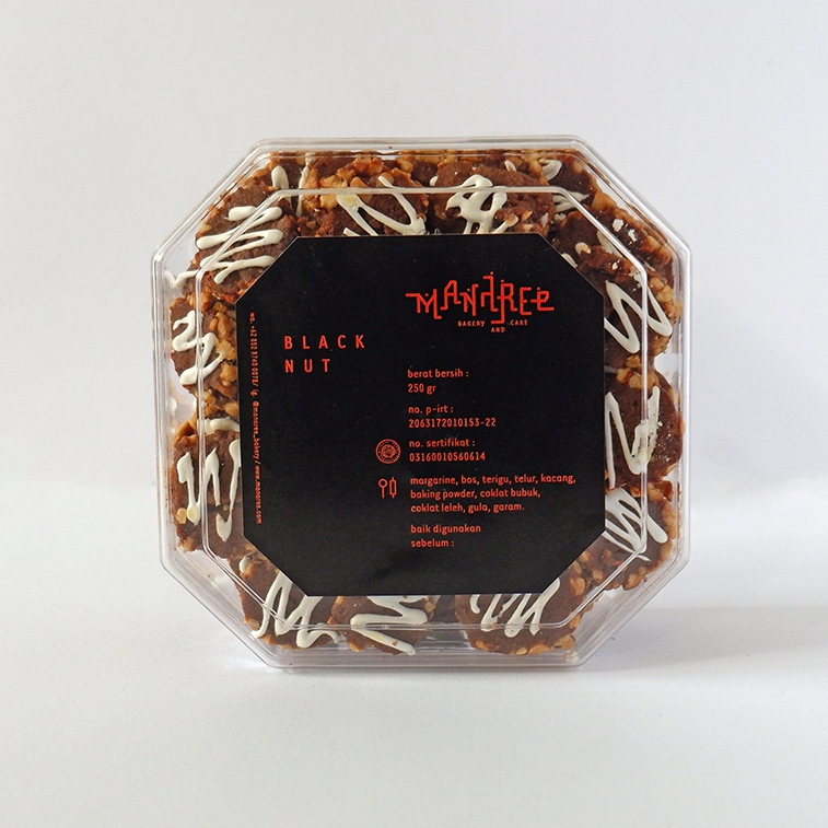 

Manaree Cookies (250gr) (500gr) Black Nut