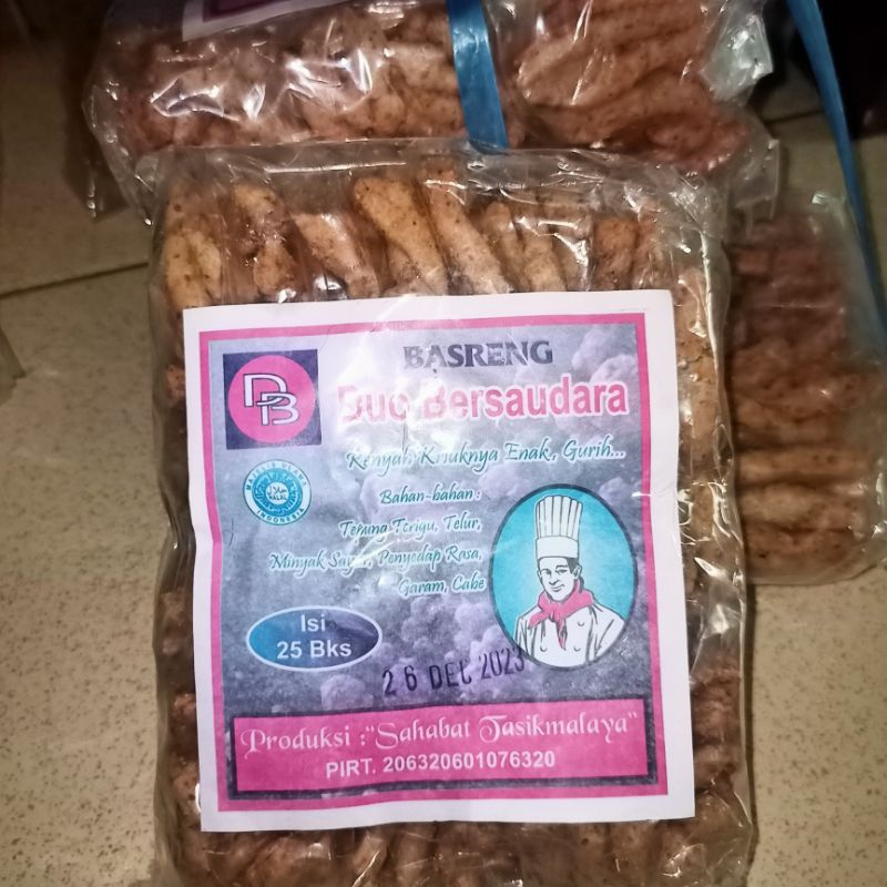 

Basreng Dus bersaudara 1pk 25bks kecil