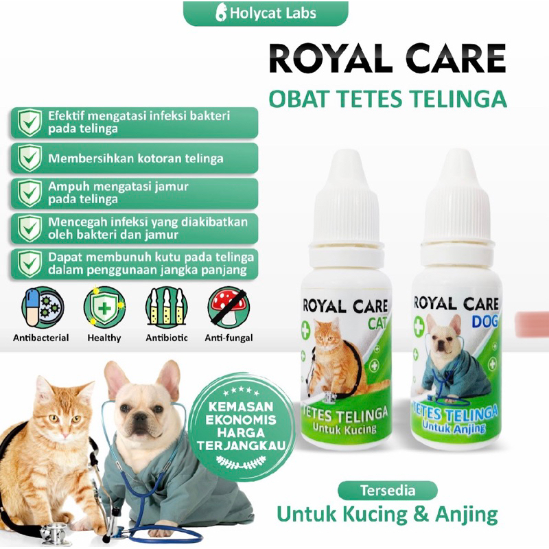 Royal care tetes telinga 10ML | tetes telinga kucing