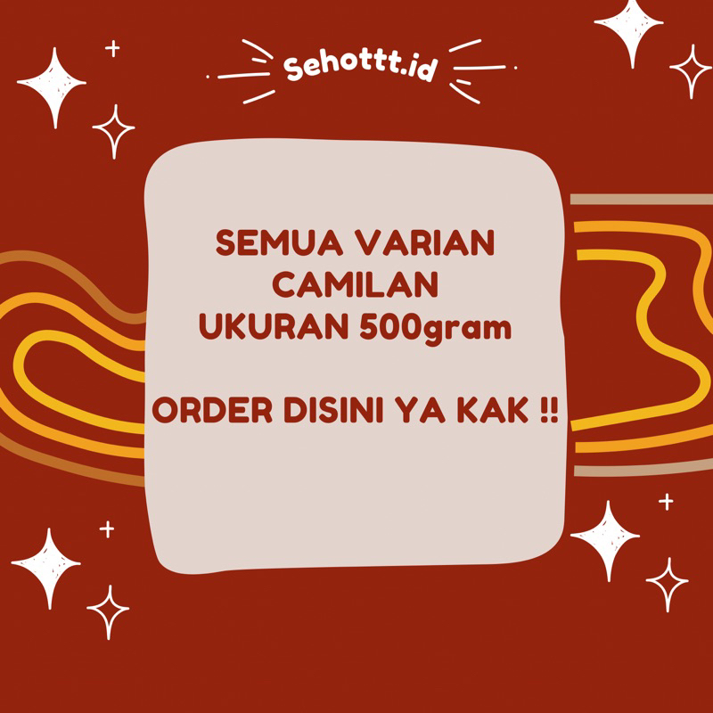 

CAMILAN UKURAN 500 GRAM SEMUA JENIS CAMILAN !!!BASRENG SULTAN BASRENG CIKRUH KRUPUK SEBLAK TEMPE CRISPY SOES COKELAT MAKARONI CIKRUH USUS CRISPY