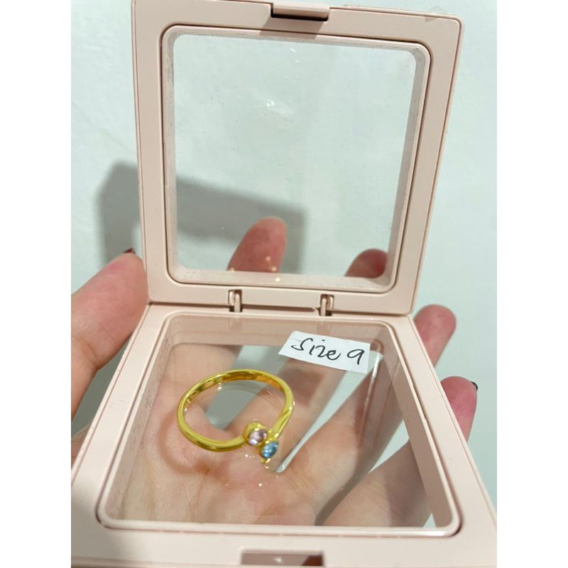 semicolon ring gold Talabykyla size 9