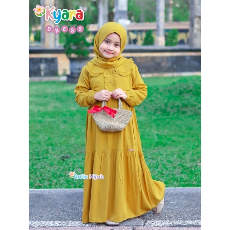 Gamis rayon anak/Kyara dress