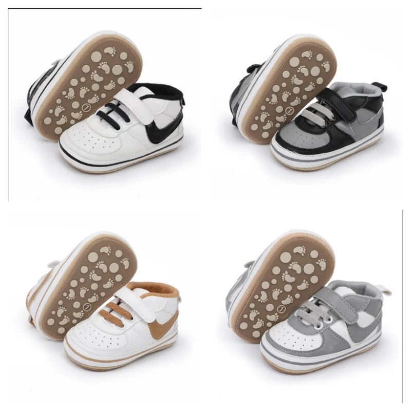 Sepatu Bayi Laki Laki 0 - 12 Bulan Terbaru / Sepatu Cowok Baby NIK COMBINASI 1 3 6 9 12 Bulan Murah