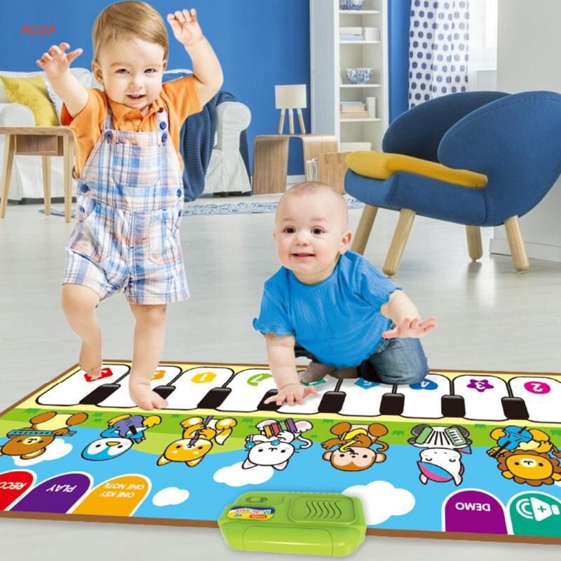 Mainan Anak PIANO MUSIC MAT Playmat Karpet Piano Musik Bayi Animal Mat 17620