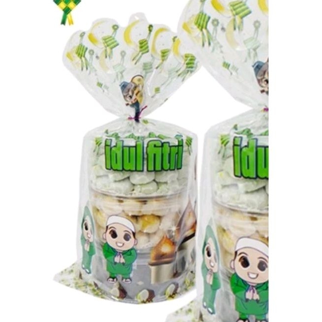 10pcs plastik goodie bag Idul Fitri kemasan bingkisan lebaran