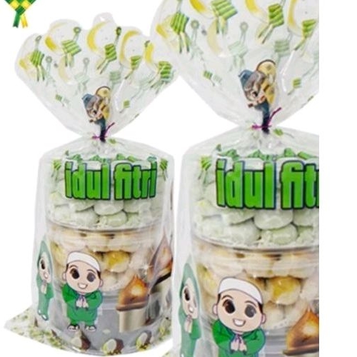 10pcs plastik goodie bag Idul Fitri kemasan bingkisan lebaran