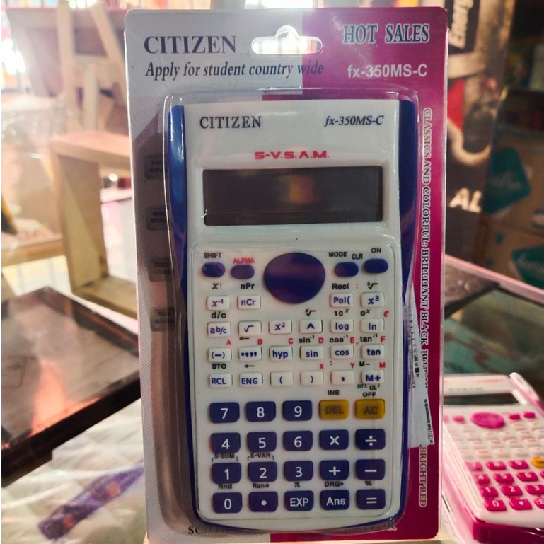 

Kalkulator Ilmiah Citizen fx 350MS C Scientific Calculator Alat Hitung