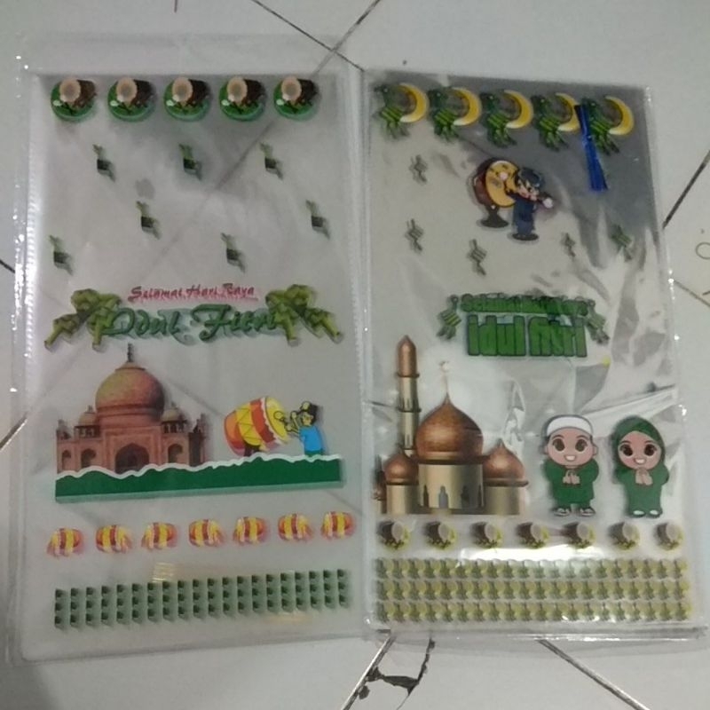 10pcs plastik goodie bag Idul Fitri kemasan bingkisan lebaran