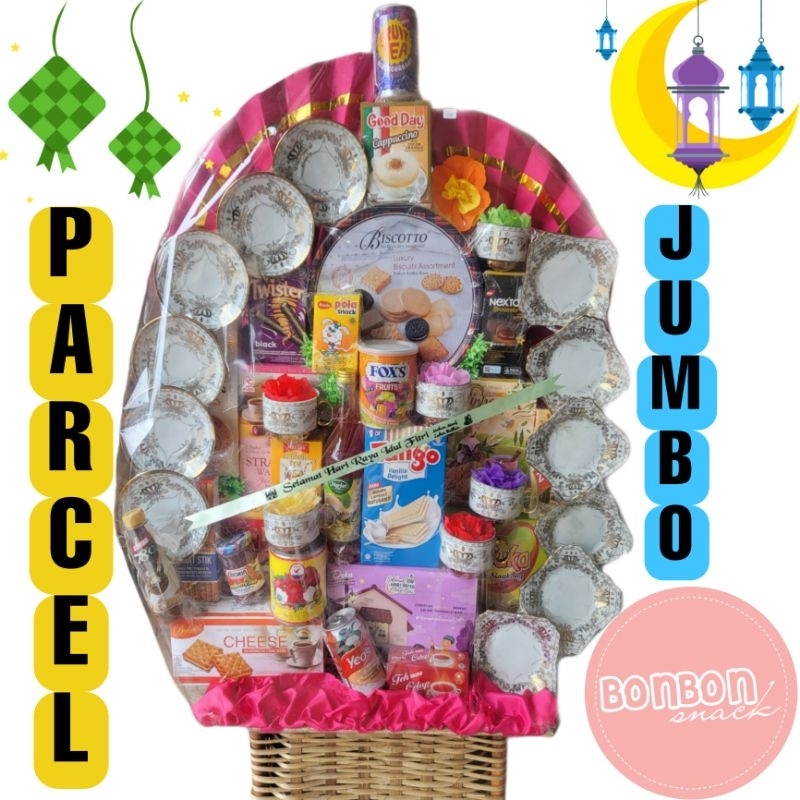 parcel lebaran jumbo - parcel idul fitri mewah kode 13 (GOJEK / GRAB BANDUNG)