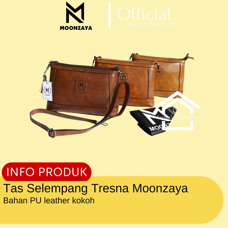 Tas selempang Wiwit Tresna Moonzaya | Tas selempang wiwit Warna Darkbrown Brown Camel