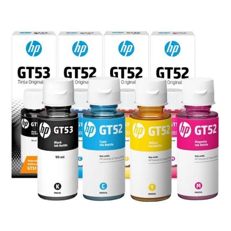 Tinta Hp GT 53 &amp; GT52 Original Untuk HP DeskJet GT 5810 GT5820 All-in-One Printer