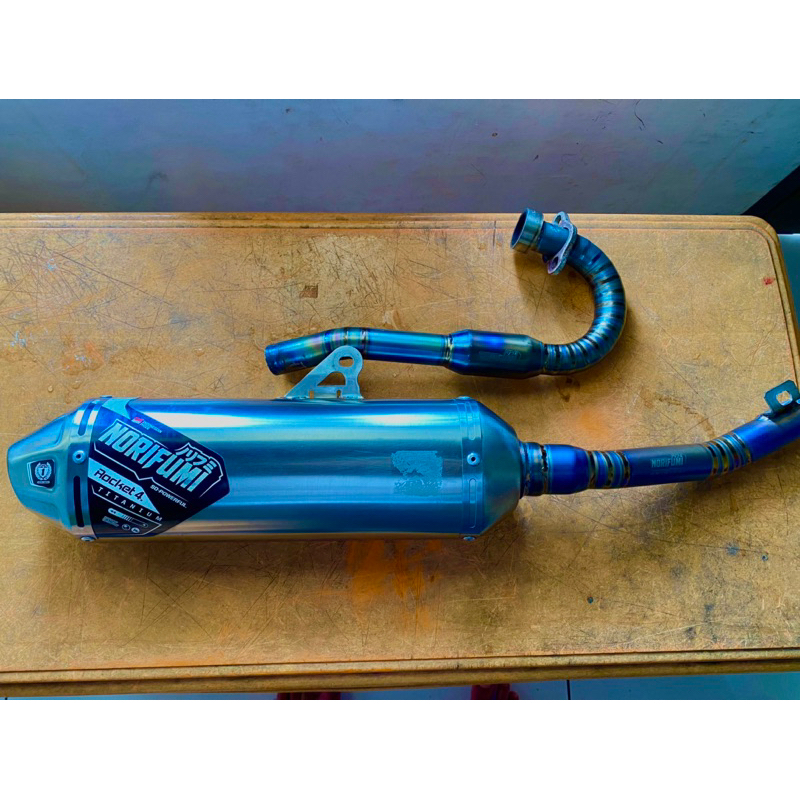 NORIFUMI ROCKET 4 TITANIUM SECOND ORIGINAL KLX-DTRACKER