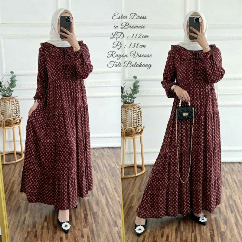 gamis ester dress