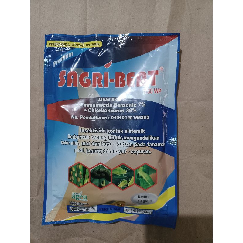 INSEKTISIDA RACUN SAGRI BEAT 7/30 WP 80 GR