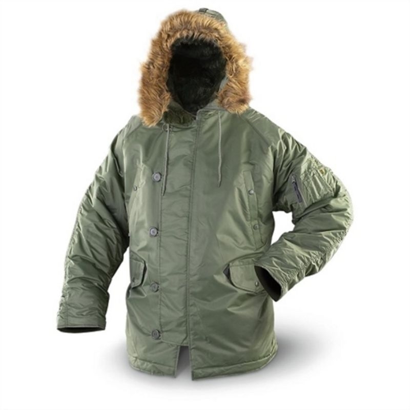 JAKET N-3B PARKA EXTREME KNOX ARMORY DIVISION OF ALPHA INDUSTRIES