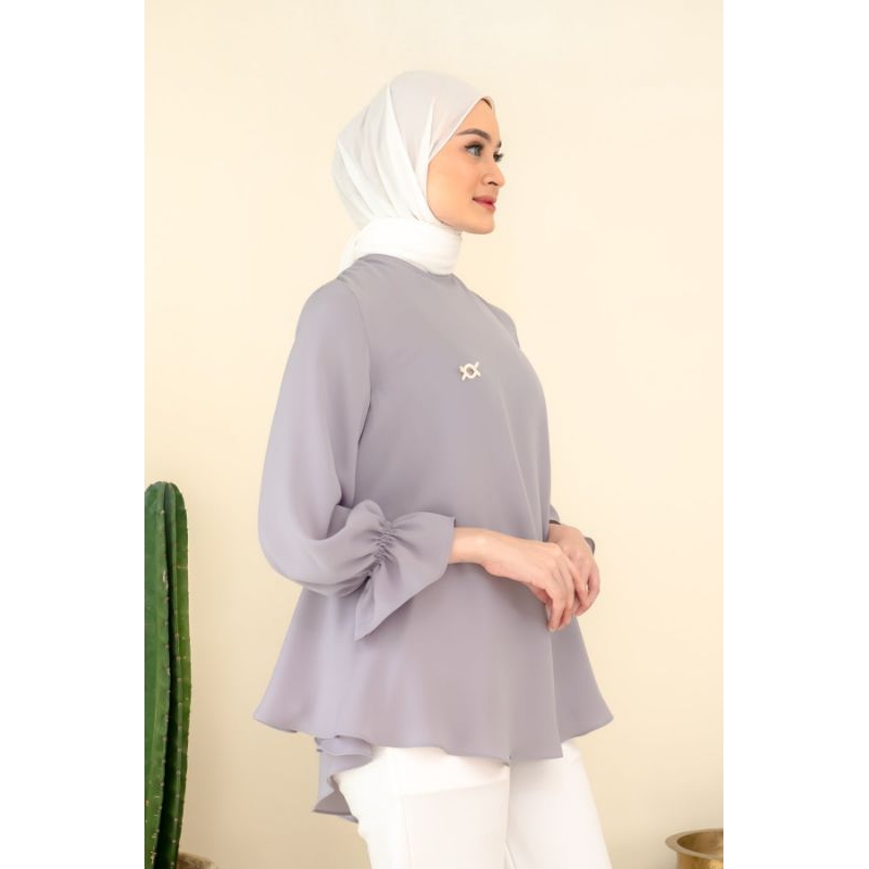 SALE Shea Blouse Heather S by Wearing Klamby WK