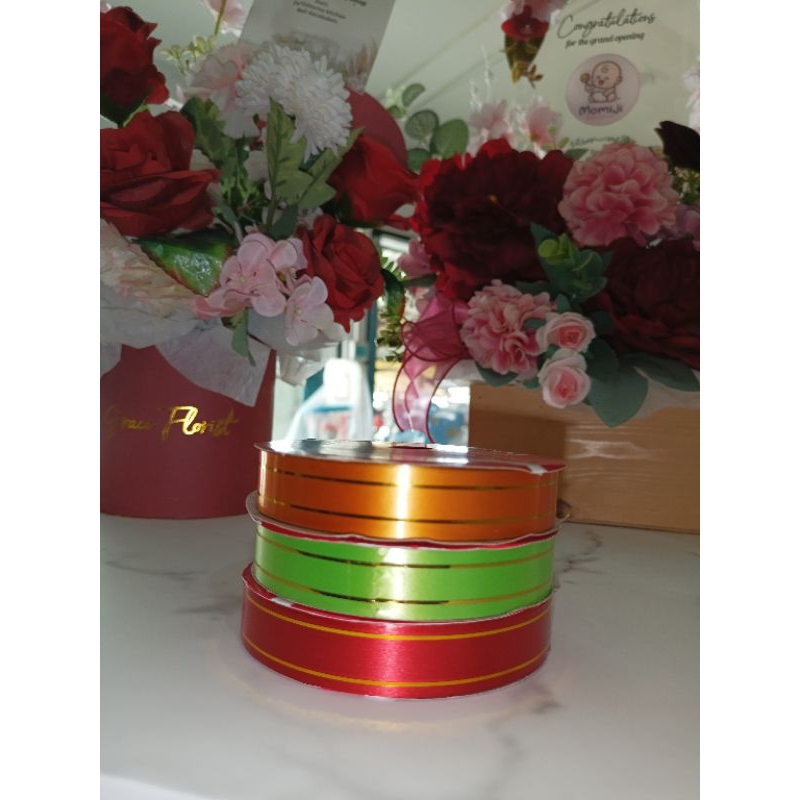 

Pita Lis Mas / Pita Kado Organdi / Pita Jepang Lis / Pita Jepang Motif