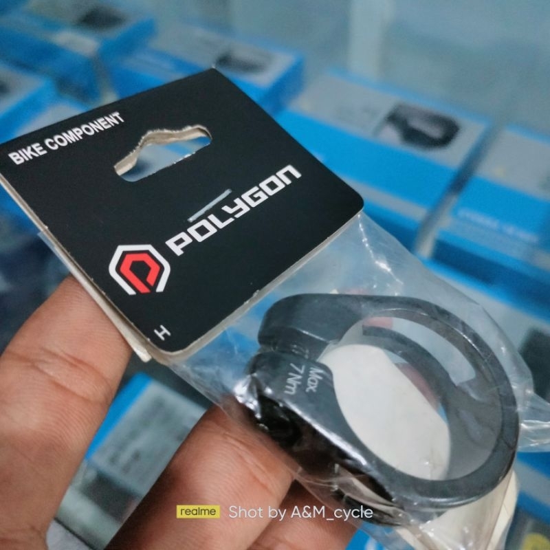Seatclamp insert 31,8mm seatpost sepeda polygon stratos s2,s5,s5d original seat clamp