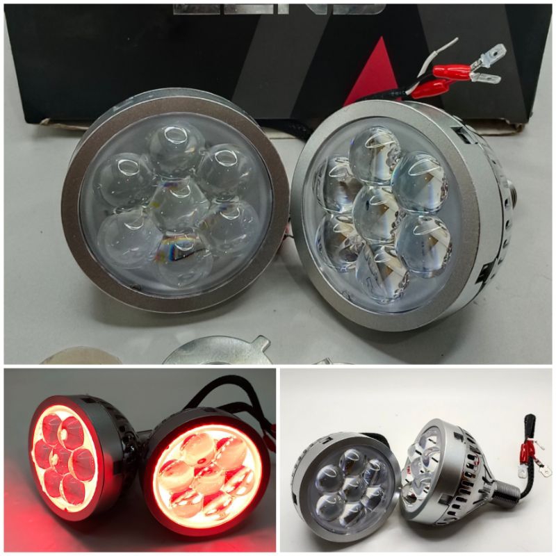 BILED LASER HIGH BEAM LASER 7 MATA LED AES
