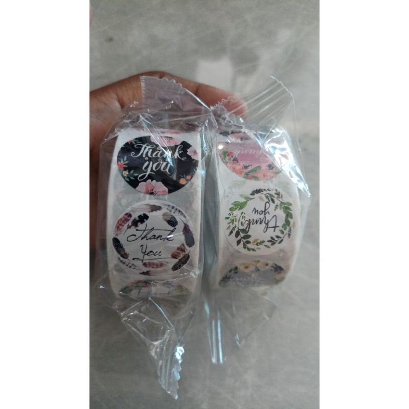 

stiker thank you 1 roll isi 500