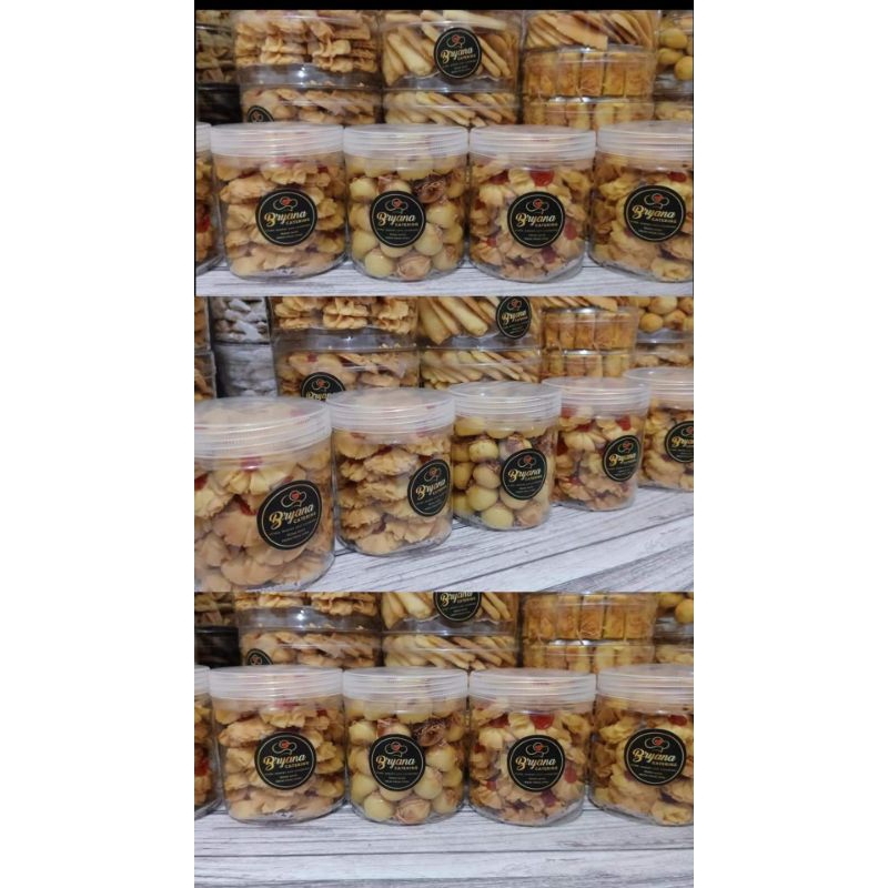

kuker lebaran isi 6 toples 600 ml toples tabung/selinder