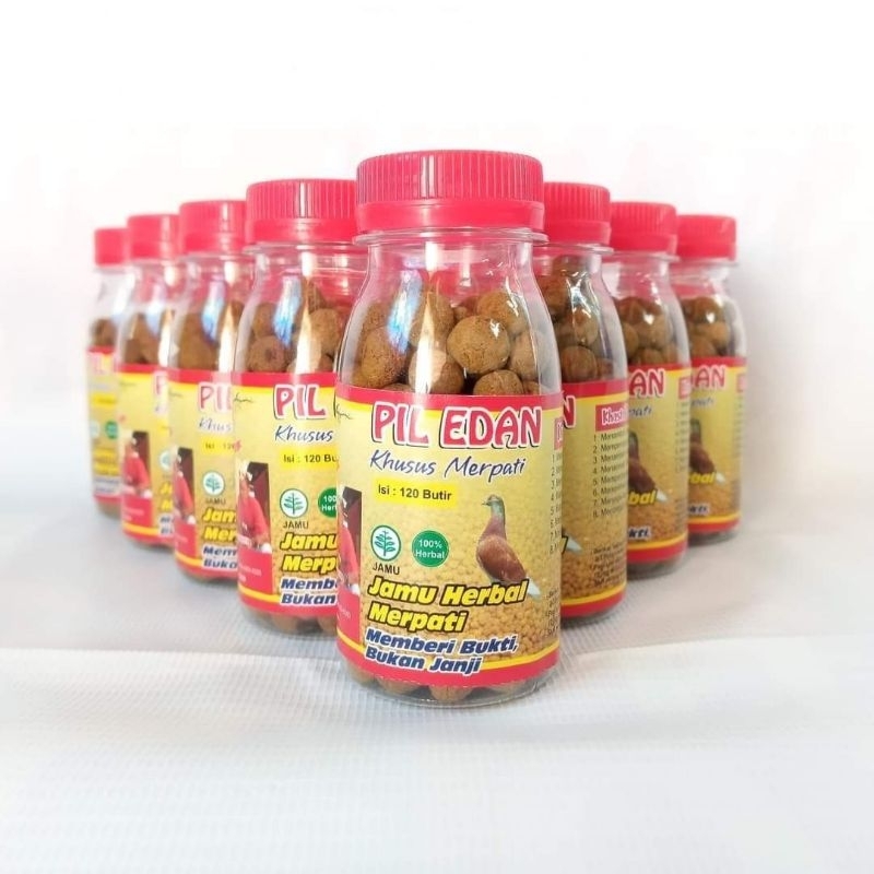 JAMU MERPATI PIL EDAN BURUNG DARA HERBAL DOPING MERPATI KOLONG BALAP TOMPRANGAN GIRING KEKET ISI 120
