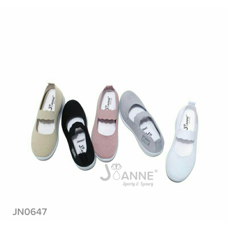 JOANNE Highsole FlyKnit Slip On Shoes #JN0647 ORIGINAL