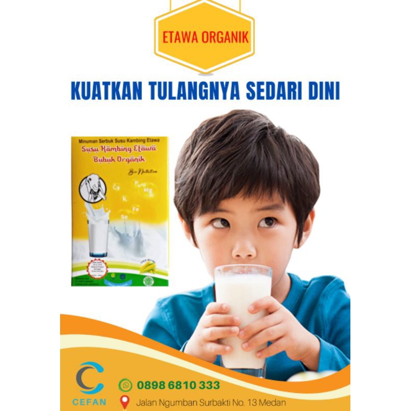 

Susu Etawagen Pack 200gram, Solusi Pernafasan Lega dan Pemulihan Tenaga