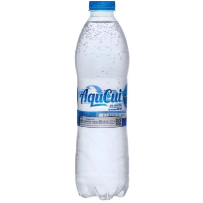 AQUCUI air mineral dalam kemasan botol 600 ml