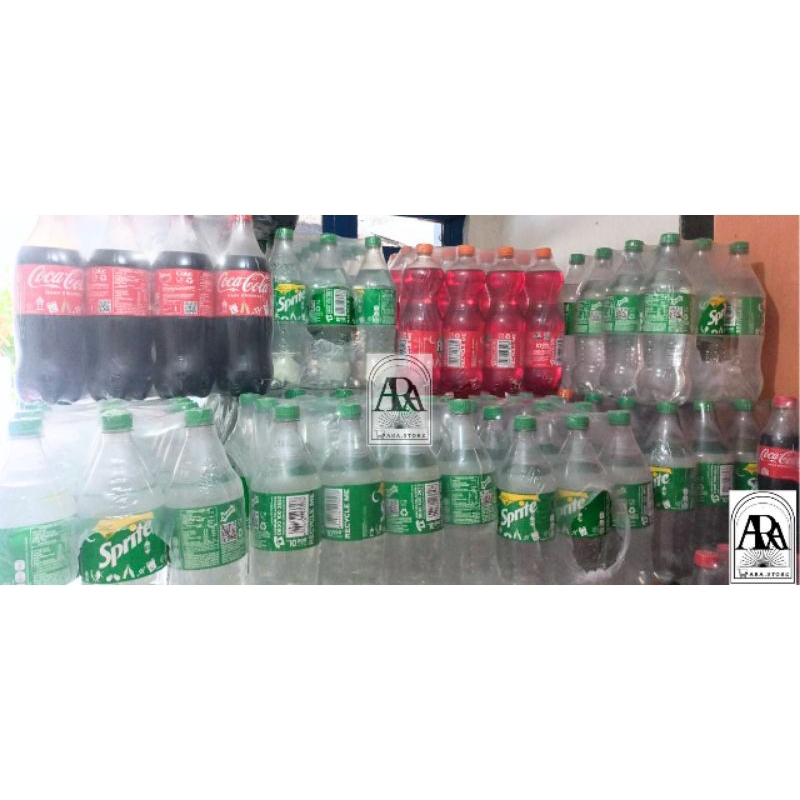 

CocaCola/Fanta/Sprite Minuman Soft Drink 1Liter (1pack isi 12 botol)