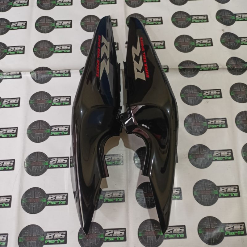 Cover body belakang Hitam stiker Ninja RR New SE 2015 Original Kawasaki