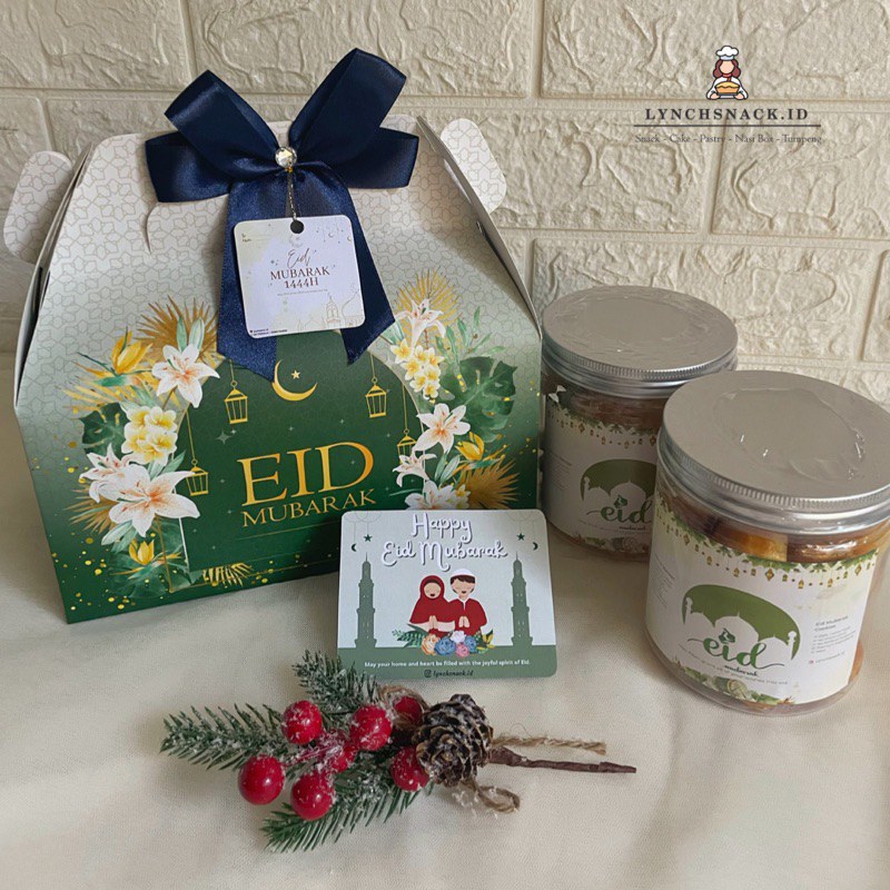 

HAMPERS LEBARAN - Premium Jar Cookies/Kue Kering Isi 2