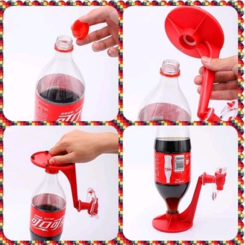 DISPENSER BOTOL MINUMAN SODA COCA-COLA, SPRITE, FANTA, BIG COLA, BIG LEMON