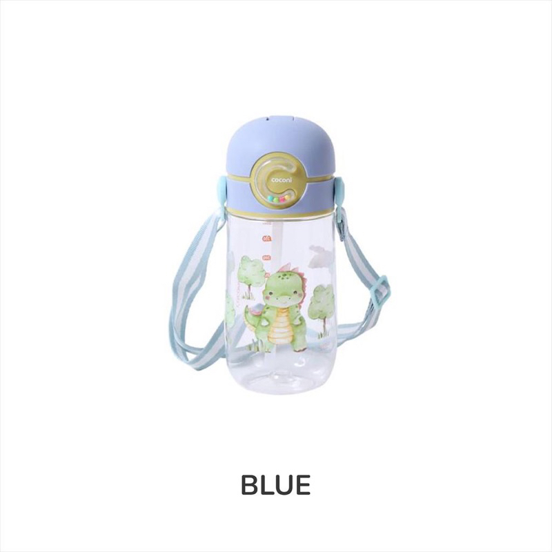 Coconi Kids Tritan Bottle 420ml 12m+ Botol Minum Anak Tritan Dino Bunny