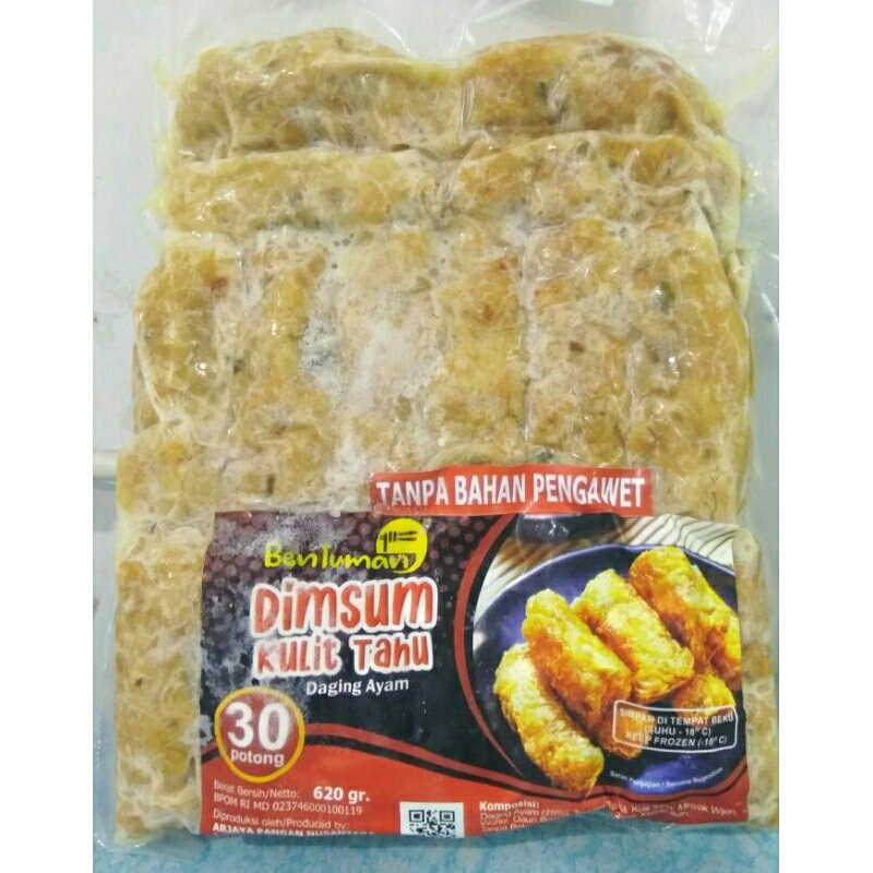 

bentuman dimsum kulit tahu isi 30