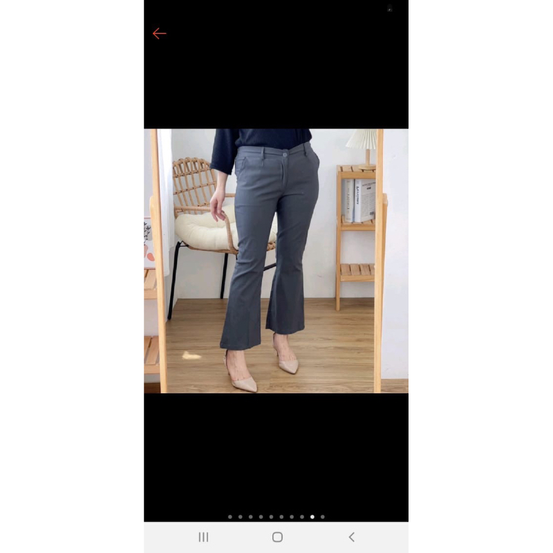 CELANA CUTBRAY BASIC PANTS SLETING