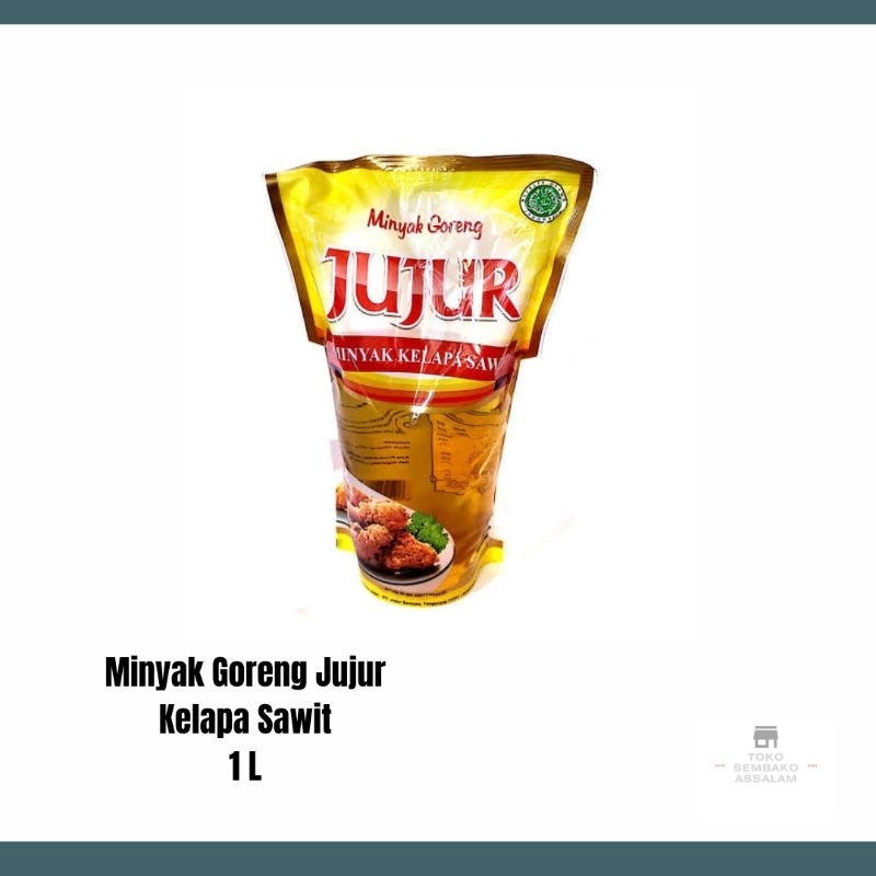 

Minyak goreng jujur 1 liter refill / Minyak refill jujur 1 liter / Minyak jujur satu liter / Minyak goreng jujur