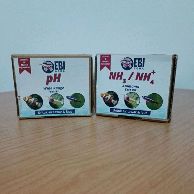 EBI NH3 NH4 Amonia Ammonia Water Test Kit Alat Tes Air Aquascape Reef