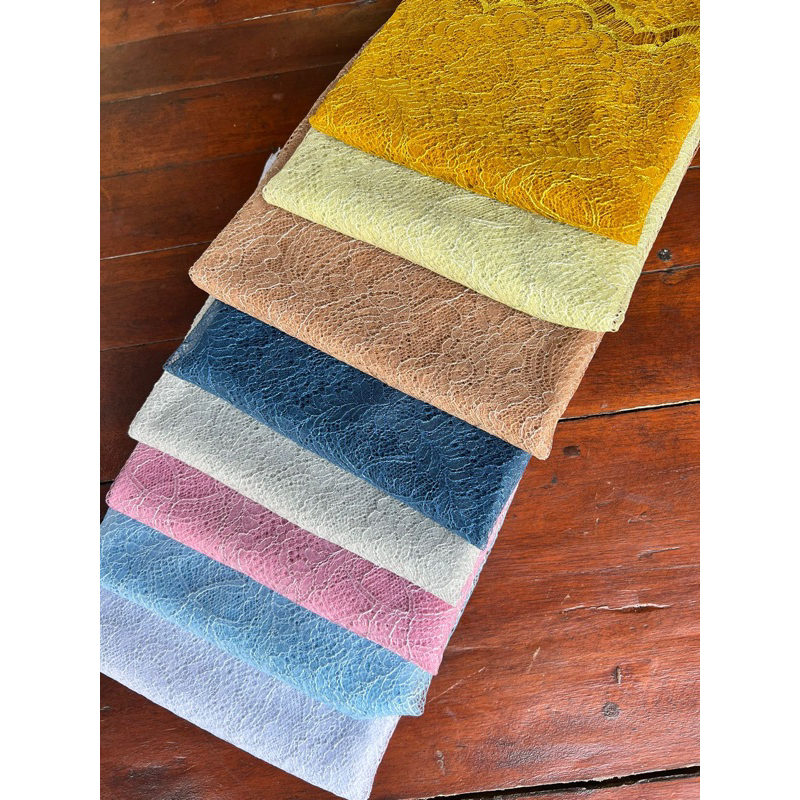 Kain brokat metalik santili Original by Djuwita Kebaya