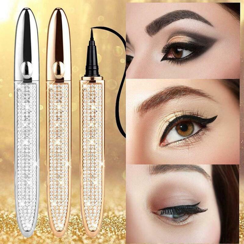 OliveShop ❤️ Eyeliner Spidol Waterproof Hitam Diamond Mewah