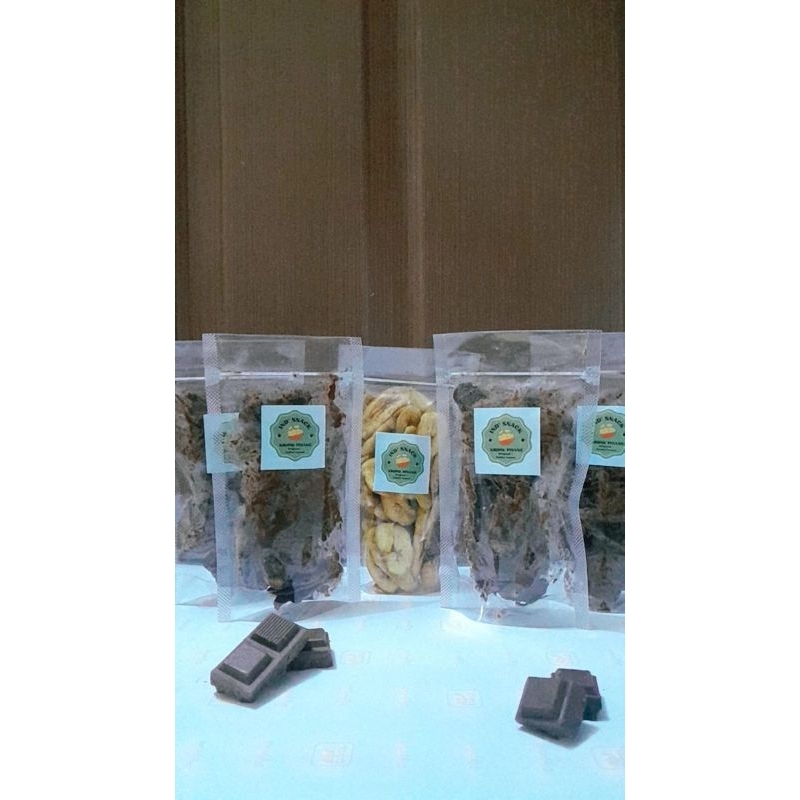 Kripik Pisang Coklat Lumer 70gr/100gr