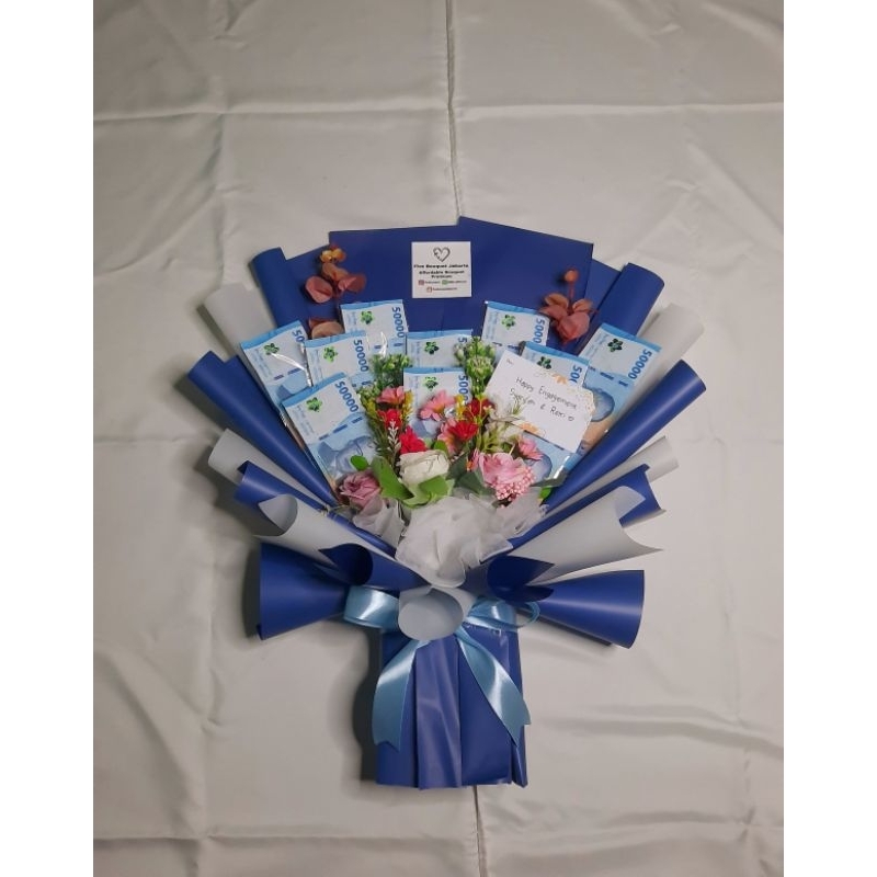 

BUKET UANG SESERAHAN | MONEY BOUQUET FLOWER | BOUQUET UANG HANTARAN |